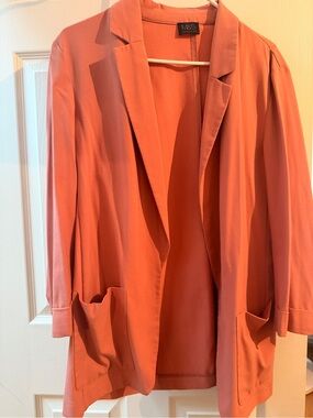 Women's Coral Open-Front Blazer Jacket